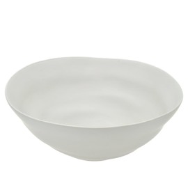 Matte Wave 10.75" Serving Bowl, White