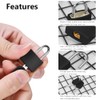 Flintronic 6 Pieces Padlock with Keys, Luggage Locks, Suitcase Lock,