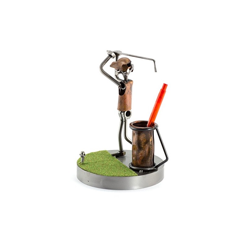 Steelman24 I Nuts and bolts sculpture Golf Pen Holder I