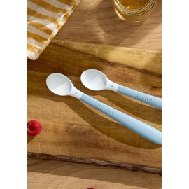 BabyBjörn Feeding Spoon, 2-Pack, Powder Blue