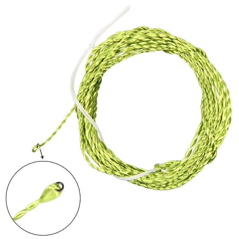 ANGLER DREAM 2PCS/LOT Tenkara Line Tapered Braided Furled Leader Fly