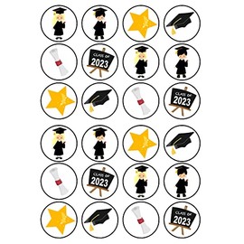 24 x Edible Cupcake Toppers with Slices