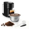 Stainless Steel Reusable Coffee Pods 2.7oz/80ml Refillable Coffee Capsules Compatible