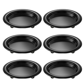 Apsvwys - Portavelas de pilar negro, 6 piezas elegantes y modernos soportes para velas para centros de mesa, soporte minimalista para velas para sala de estar, mesa de comedor, regalo de boda