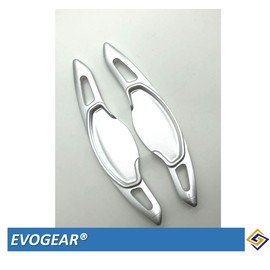 EVOGEAR External Honda Dedicated Paddle Shift Cover Paddle Shift Extension Civic Accord Step Wagon (Silver)