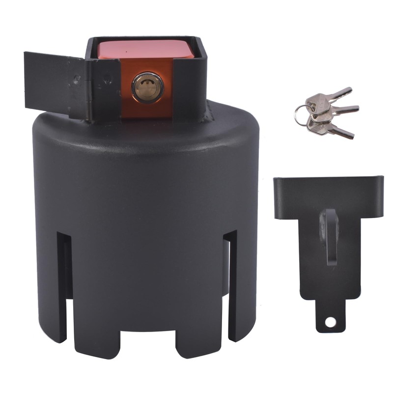 Trailer Hitch Lock Heavy Duty, Trailer Coupler Lock Fits 2"