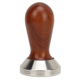 Coffee Tamper with Wooden Handle Detachable Comfortable Grip Easy To Clean Coffee Powder Hammer for Coffee Making 51mm