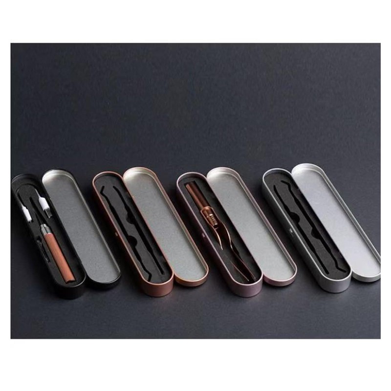 Aoktorkit 1PCS Metal Tin Box Container, 17.5x6x1.8cm Oval Empty Mini