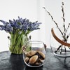 HOLMEGAARD DESIGN WITH LIGHT Pot with leather handle clear H16cm