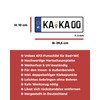 Toilet Sign, Toilet Sign "KAKA? Unisex, Number Plate
