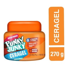 Punky Junky Cera Gel para Cabello 270g Máxima Fijación y aspecto Natural