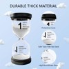 1 Minute Sand Timer, Plastic Sand Clock for Kids, Acrylic