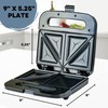 OVENTE Electric Sandwich Maker with Non-Stick Plates, Indicator Lights, Cool