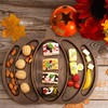 Sliner Fall Harvest Large Pumpkin Wooden Serving Platter 15x12 in