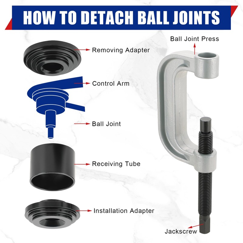 NYXOVA Ball Joint Removal Installation Tool, Heavy Duty Ball Joint