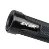 7/8'' 22mm Motorcycle CNC Aluminum Powersports Handlebar Grips with Grip
