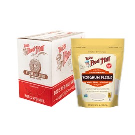 Bob's Red Mill Sorghum Flour, 22oz (Pack of 4) - Whole Grain, Vegan, Kosher