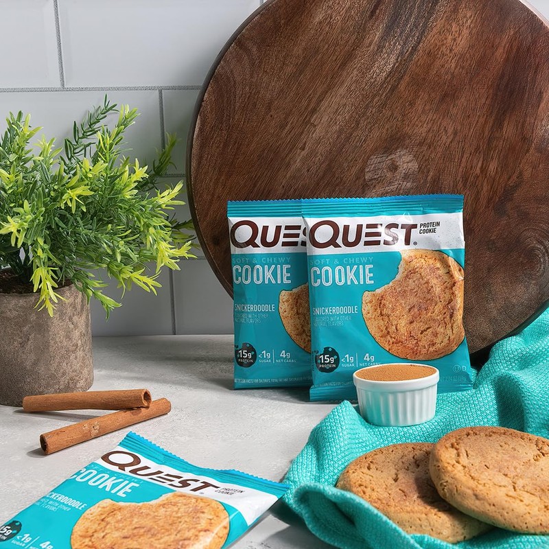 Quest Nutrition Quest Nutrition Snickerdoodle Protein Cookie, High Protein, Low