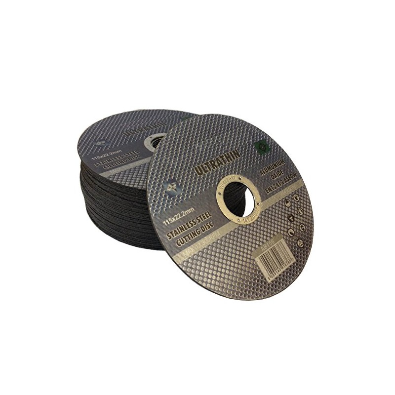 20 x Ultra thin 115 x 1mm stainless steel cuttings