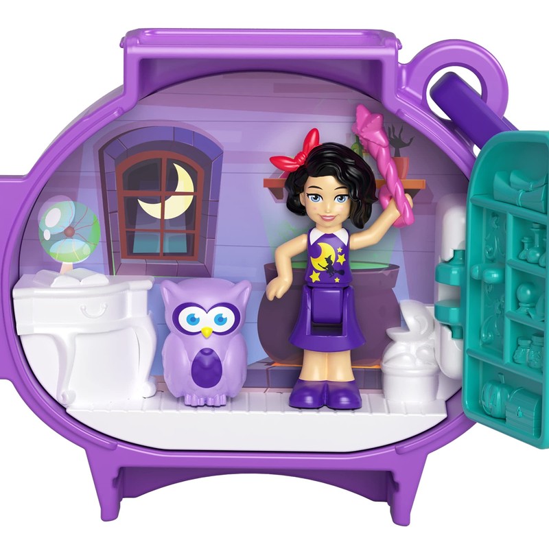 Polly Pocket Pet Connects Compact - Owl, Small