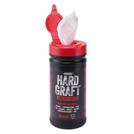 Draper 12434 Hard Graft Multipurpose Smooth Wipes (Tub of 80)