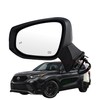 Black Left Driver Side Mirror Replacement For 2020 2021 2022