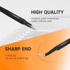 TOWOT Precision Tweezers, Pointed Tweezers for Electronics, Anti-static Stainless Steel