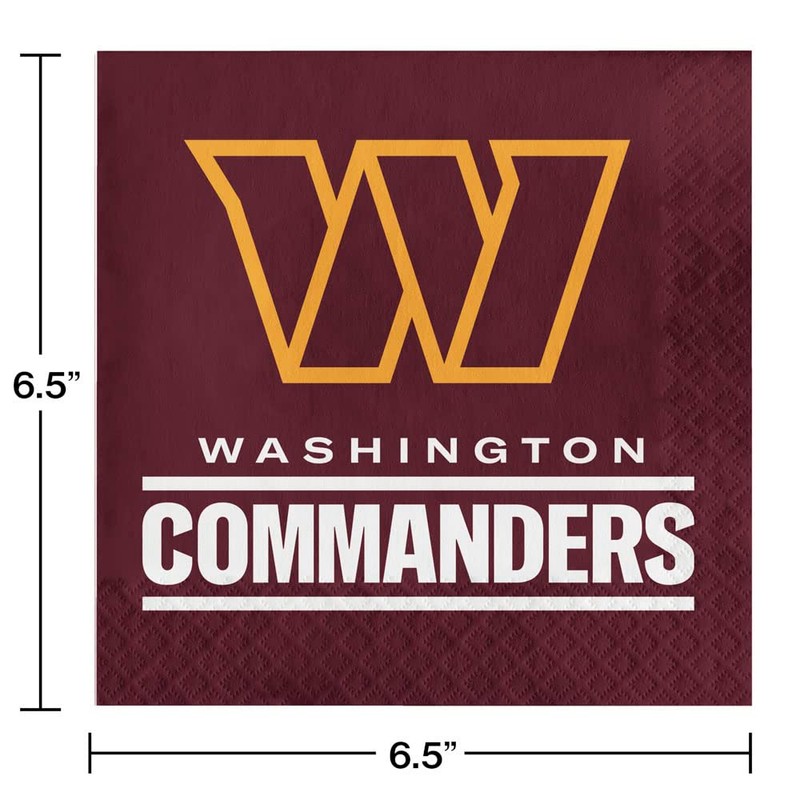 Trendware Washington Commanders Napkins, 48 ct
