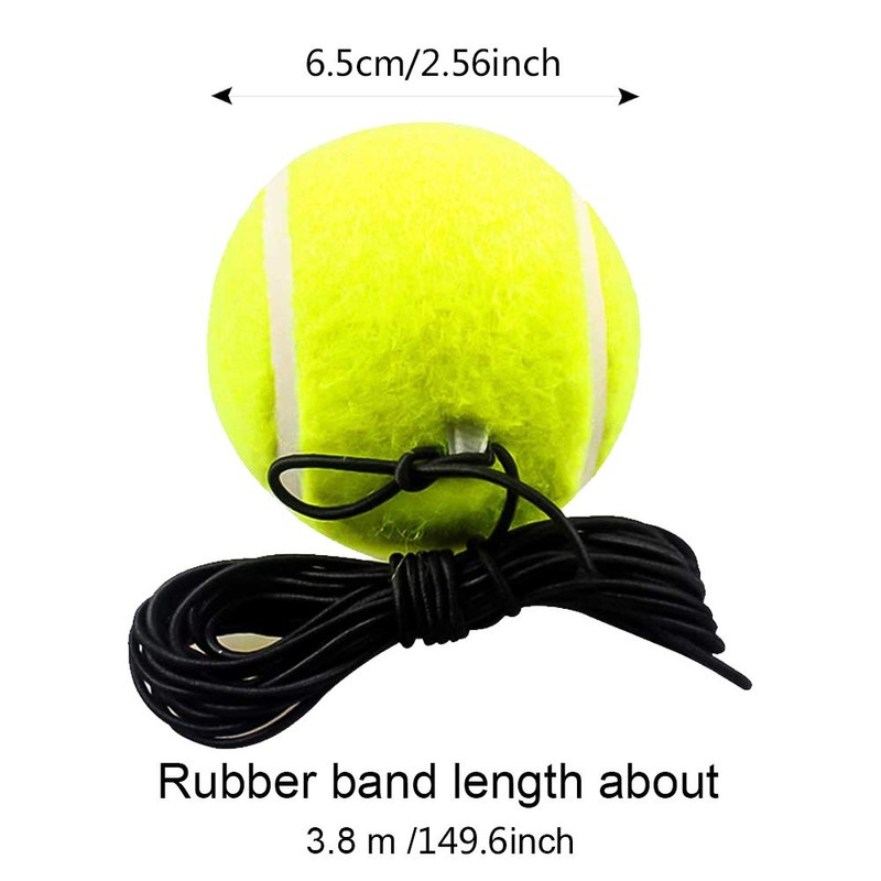 3 Pcs Tennis Training Ball Tennis Ball with String Attached