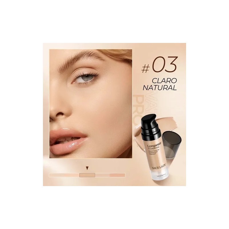 Sace Lady Base De Maquillaje Líquida Superstay Todo El Día