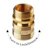 GORILLA EASY CONNECT LOCKING Garden Hose Quick Connect Fittings. ¾