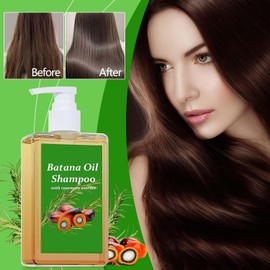 Batana Shampoo con Extracto de Romero, Nourishes y Regenera el Cabello - Suave y Esponjoso para Hombres y Mujeres (2PC)