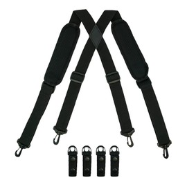 MELOTOUGH Tactical Suspenders for Duty Belt/Police Suspenders for Battle Belt Law enforcement Suspenders fit 2.25 inch Width Duty Belt