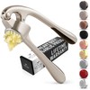 Zulay Kitchen Premium Garlic Press - Durable Garlic Masher with