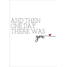 Lithobee - And then one day there was you Home Wall Art Prints A4 Unframed - Style No: 3