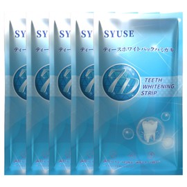 SYUSE Teeth Whitening Sheet, Home Whitening, Tea Care Pack, Toothpaste Sheet, Removes Teeth Yellowing, Teeth Whitening (5 Days, Pack of 10)