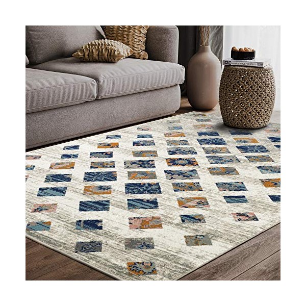 Southwestern Tribal Print 5' 3" x7' 6" Rectangular Area Rug,