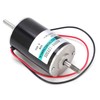DC Motor HighSpeed 80W Micro CW CCW Double Output Shaft