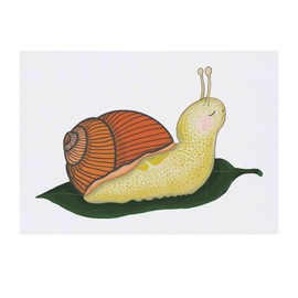 'Snail' Temporary Tattoo - Water Resistant, Skin-Safe, Non-Toxic Transfer (TO00059377)