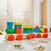 Melissa & Doug Stacking Train - Classic Wooden Toddler Toy