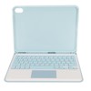 Tablet Case with Magnetic Keyboard Pencil Holder Touchpad for IOS