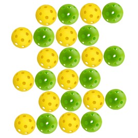 BESPORTBLE 24Pcs Colored Golf Practice Balls Durable Pe Sports Balls for Training Present for Golf Enthusiasts of All Ages and Skill Levels