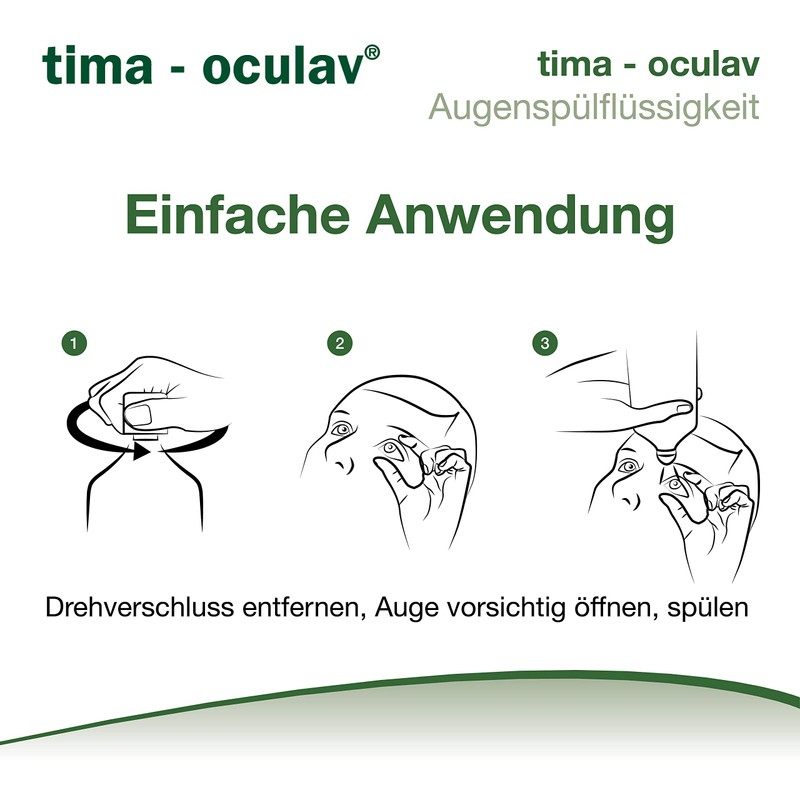 tima-oculav Eye Wash Sterile Phosphate Buffer Solution for Rinsing Eyes