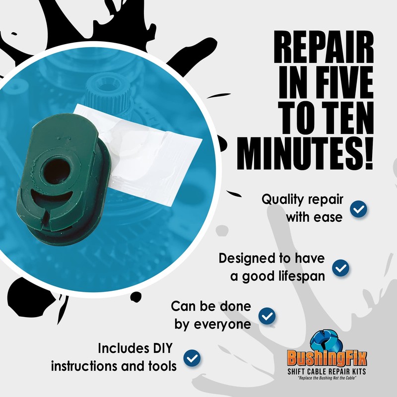 BushingFix SB1Kit - Saab 9-5 Replacement Bushing for Automatic Transmission