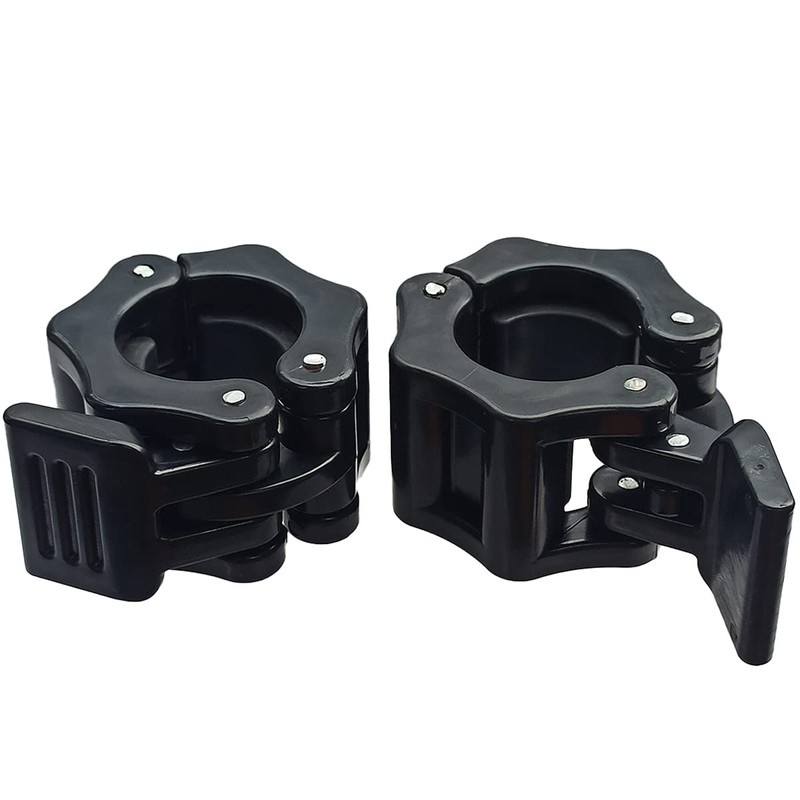 yuntop 1 Pair Barbell Clamps of Locking 1'' Diameter Standard