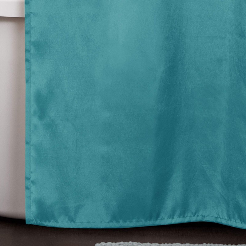 Lush Decor Lillian Shower Curtain | Textured Shimmer Circle Design