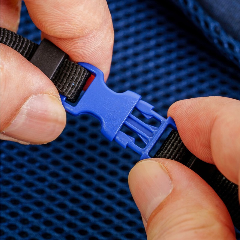 Small Buckles for 10 mm Wide Webbing Straps, 56 Pieces,
