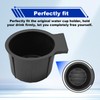Pleoos Front Seat Dual Cup Holder Insert Compatible with 2011-2016
