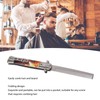 Hairdressing Spring Comb Stainless Steel Folding Portable Switchblade Comb for