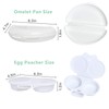 Easy Egg Breakfast Set Akamino Microwave Omelet Pan and Egg